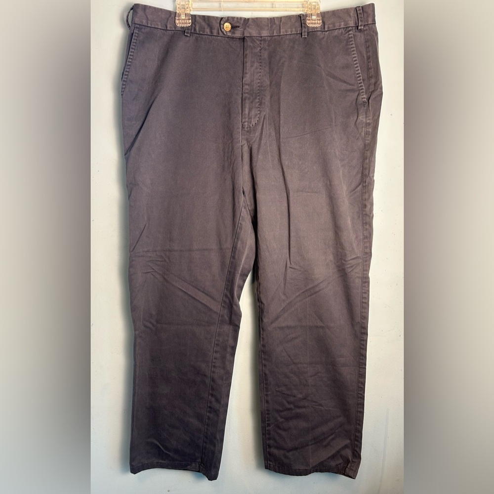 PETER MILLAR Chino Pants Men’s 40 Blue‎ 100% Pima Cotton Preppy Straight Office